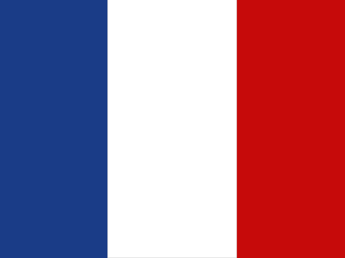 expansio to Southern Europe blue/white/red French flag