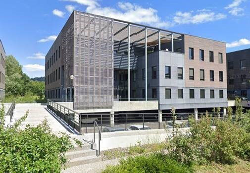 external view business building Sateco Sales Office SEE