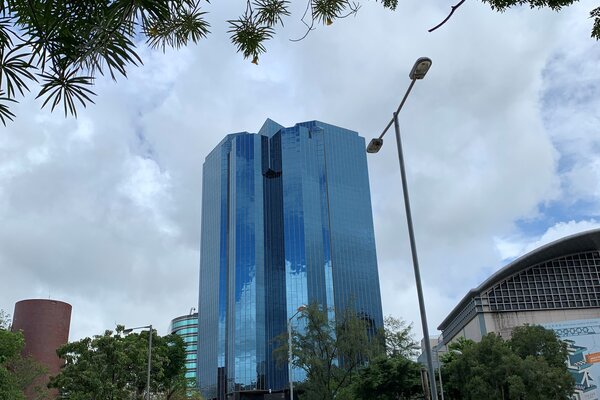 Exterior view business building Sateco Sales Office Hong Kong