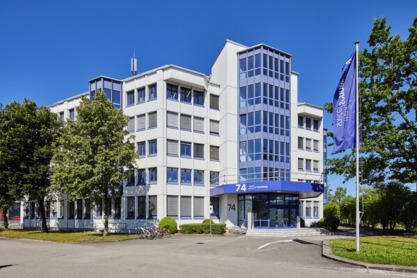 external view business building 