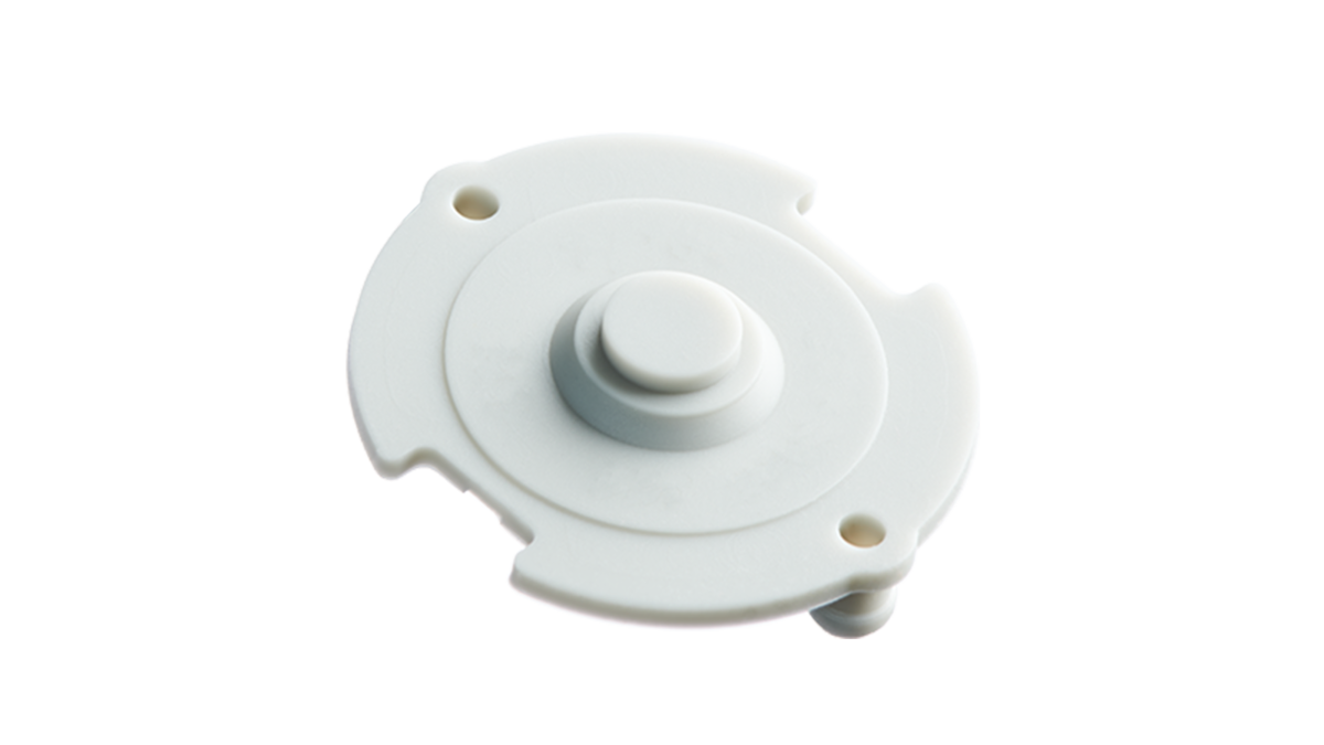 runde Variante der Rocker  Silikonschaltmatte HA-MD-R in hellgrau