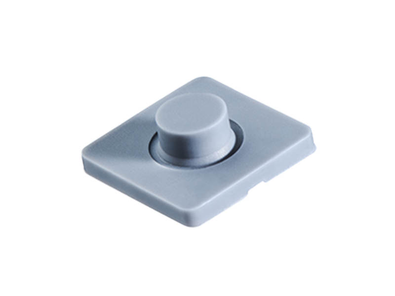 runde Variante der Kurzhubschaltmatte STC-SST in hellgrau