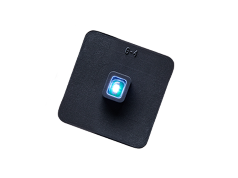 small black square silicone keypad with 1 