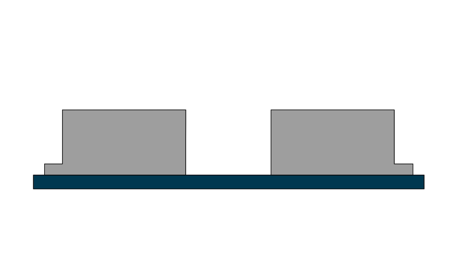 © stark schematisierte Querschnittzeichnung des Hinterleuchteten Kamis STC-BC