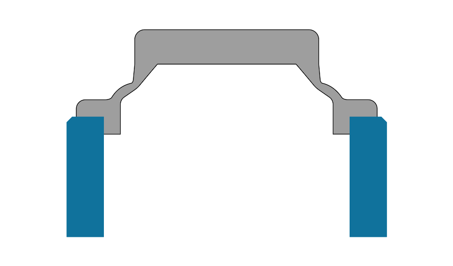 stark reduzierte Schemazeichnung eienr Siikonbaugruppe